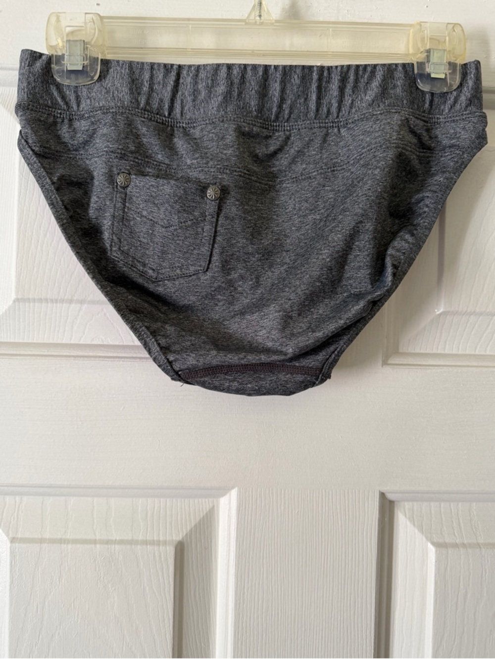 Athleta swim bikini bottom. Heathered grey. Size small. - Picture 3 of 5